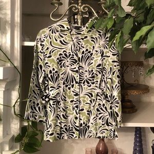 Carole Little Linen Blouse